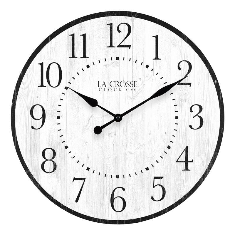La Crosse Technology Avannah 15.75" Quartz Wall Clock & Reviews Wayfair